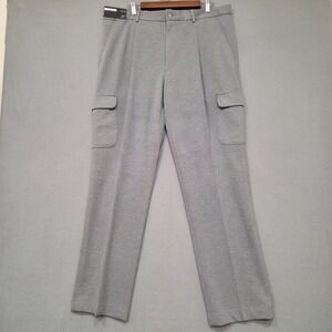 J.‎ Ferrar Mens Gray Twill Cargo Style Pants Size 38x32 NWT